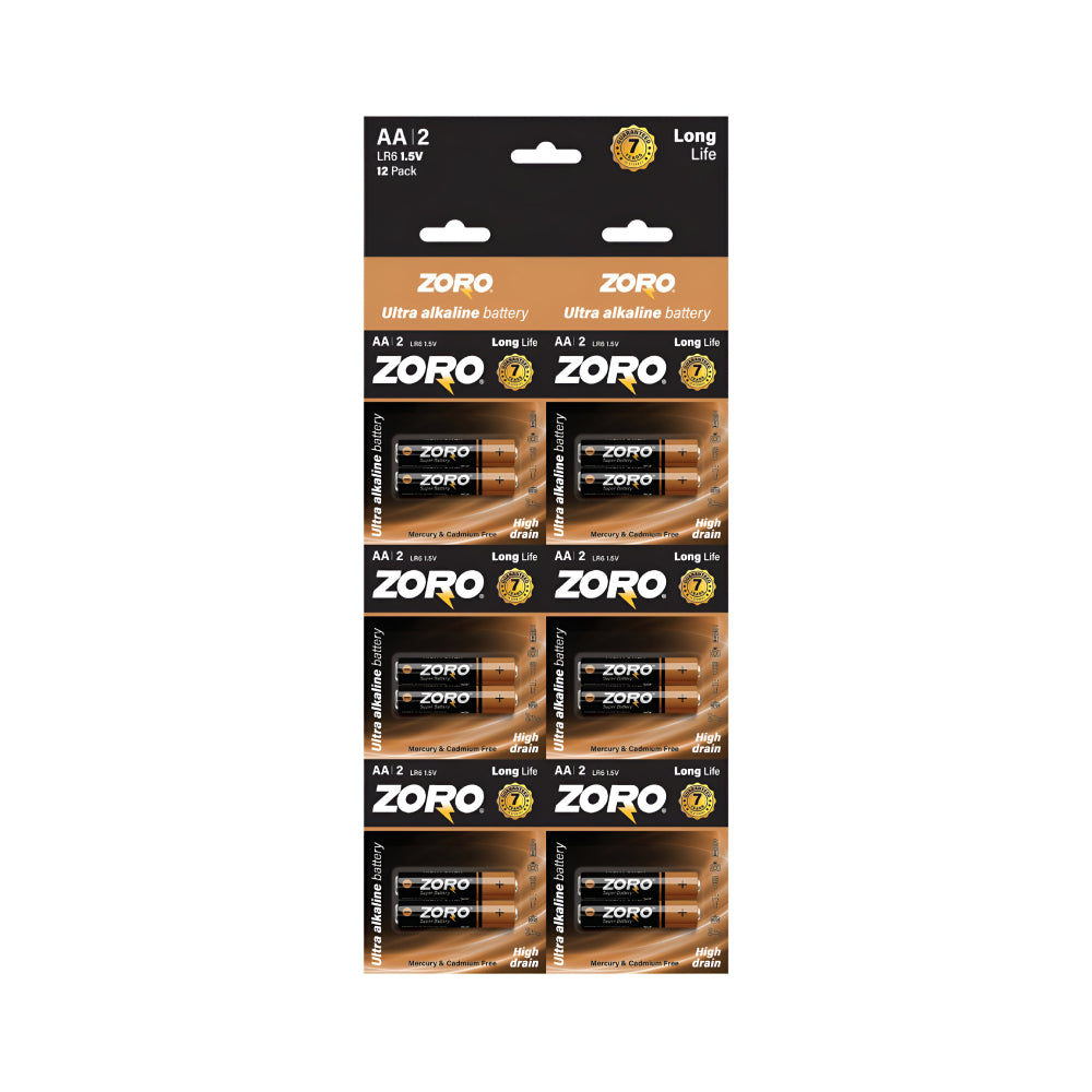 Zoro Battery 12pc AA 1.5V
