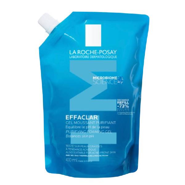 La Roche Posay La Roche Posay Purifying Gel Wash 400ml Effaclar Moisturizer For Oily Skin and Prone To Acne