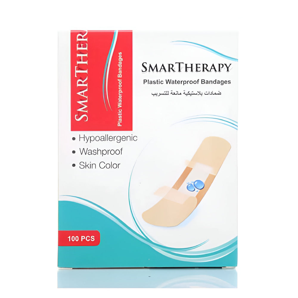 SMART THERAPY Bandages 100patches Leak-Proof Plastic