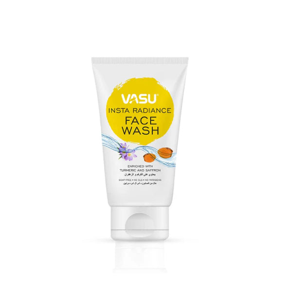 غسول الوجه Vasu 150 مل Insta Radiance بالكركم والزعفران