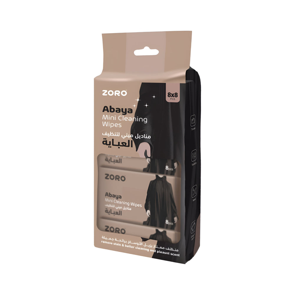 Zoro abaya cleansing wipes 8wipes
