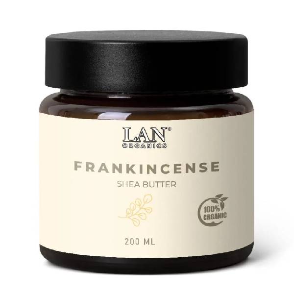 Lan Organics Shea Butter 200ml With Frankincense Extract