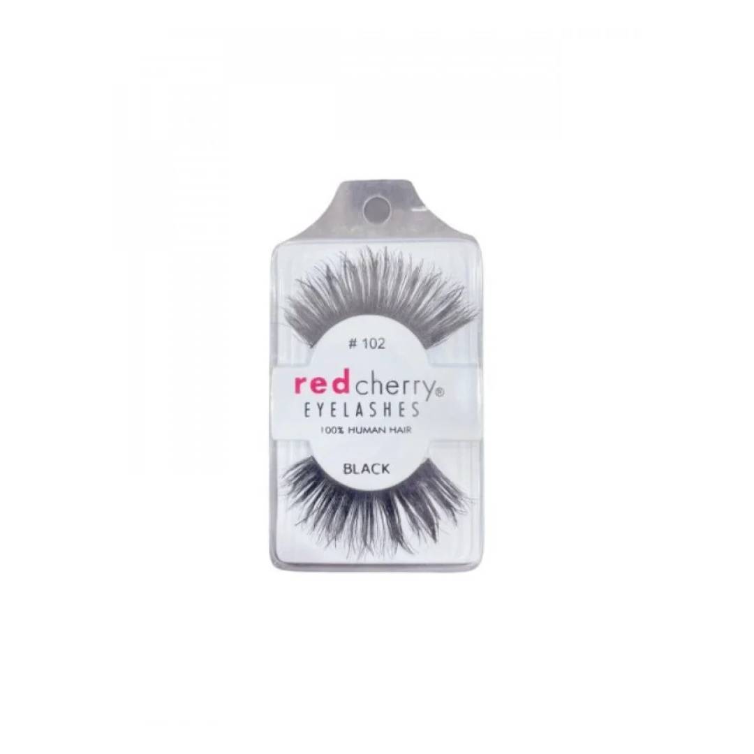 Red cherry false eyelashes #102