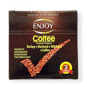 Enjoy Condoms 3pc Coffee