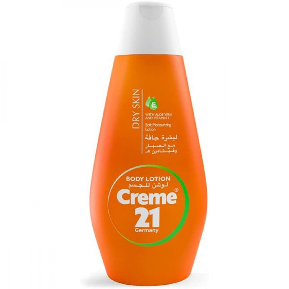 Creme 21 Body Lotion 400ml With Aloe Vera And Vitamin E For Dry Skin