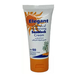 Elegant sun cream 60g vitamin c moisturizer spf 60