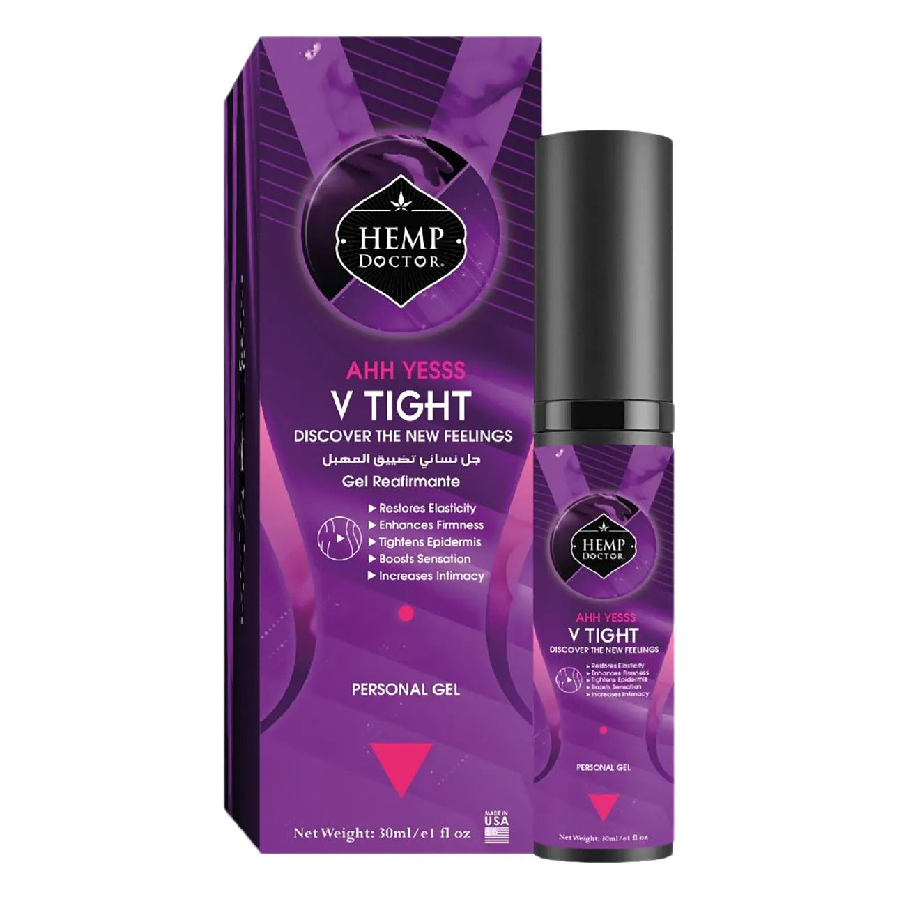 Hemp doctor intimate gel 30ml v tight