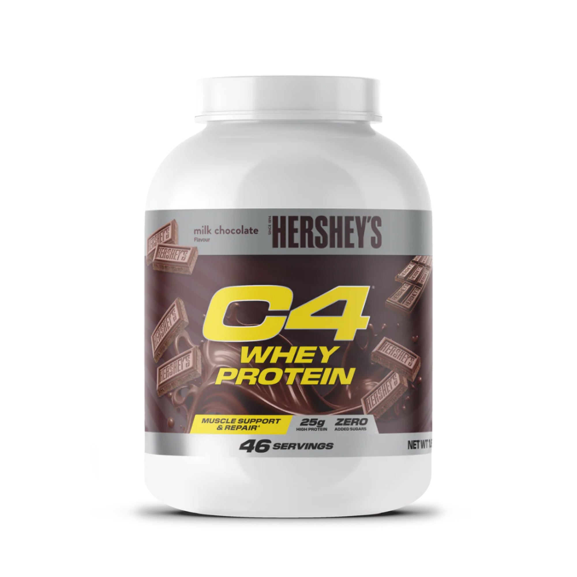 C4 Whey Protein – Hershey's Milk Chocolate- 46 Servings 1610g