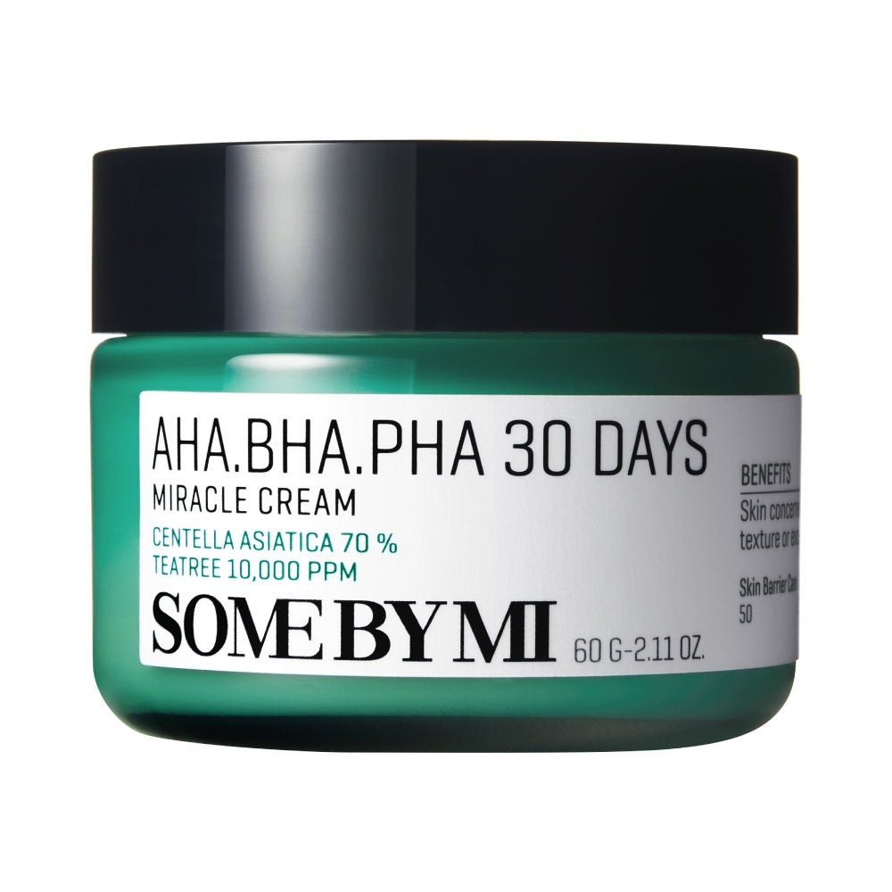 Some By Mi Cream 60g Miracle With Alpha Beta And Polyhydroxy Acids 30 Days And Skin Soothing
