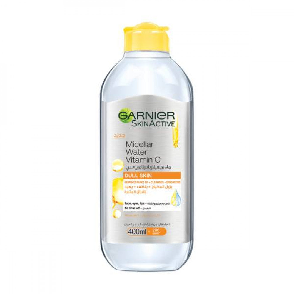 Garnier Micellar Water Makeup Remover 400ml Skin Active With Vitamin C