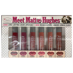 The balm lip kit 6pc meet matte hughes liquid