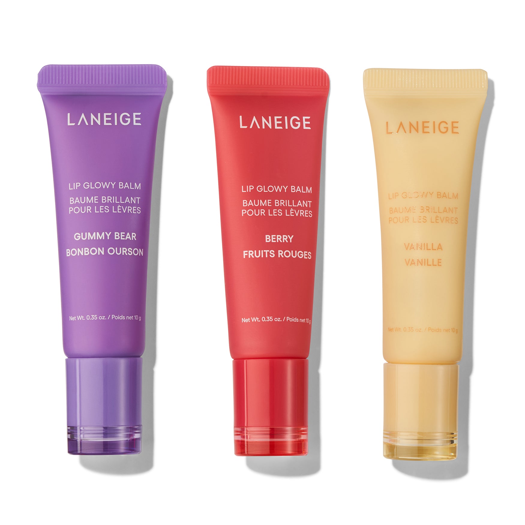 Laneige On-The-Glow Lip Balm Trio Set