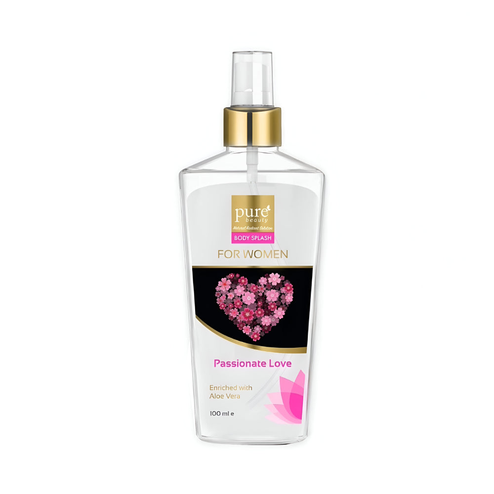 Pure beauty body splash 100ml women passionate love