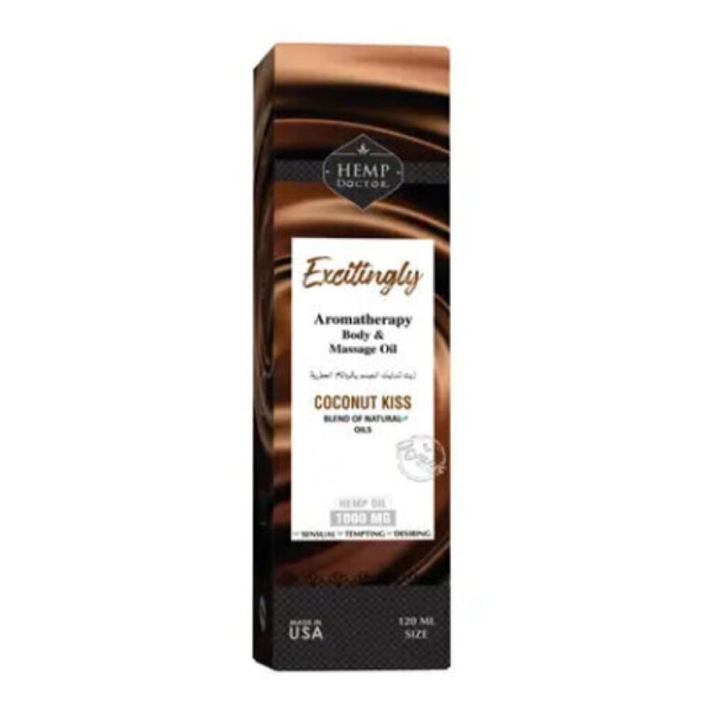 Hemp Doctor Massage Oil 120ml Body With Coconut Scent