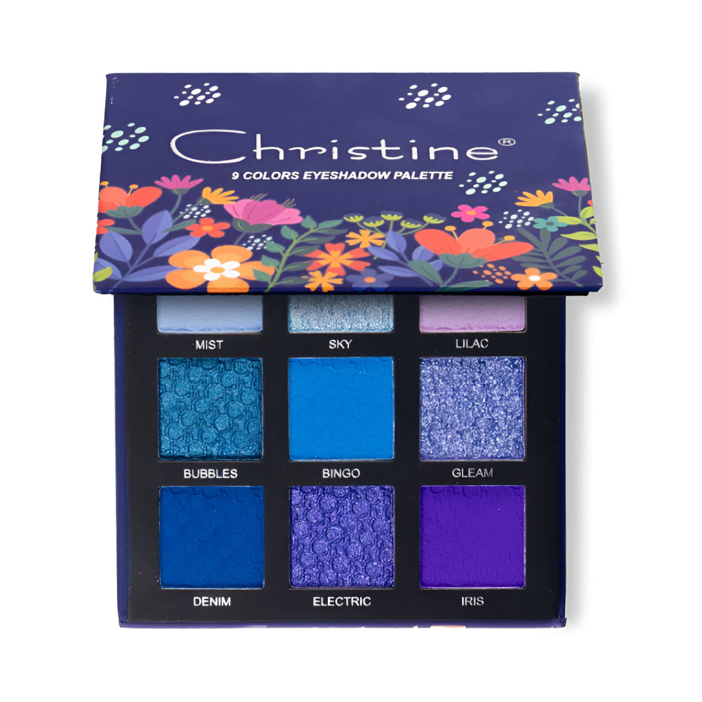 Christine eyeshadow palette d colors 9