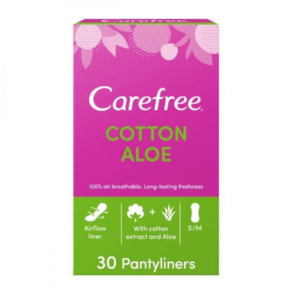 Carefree Carefree Pads 30pc With Aloe Vera Extract