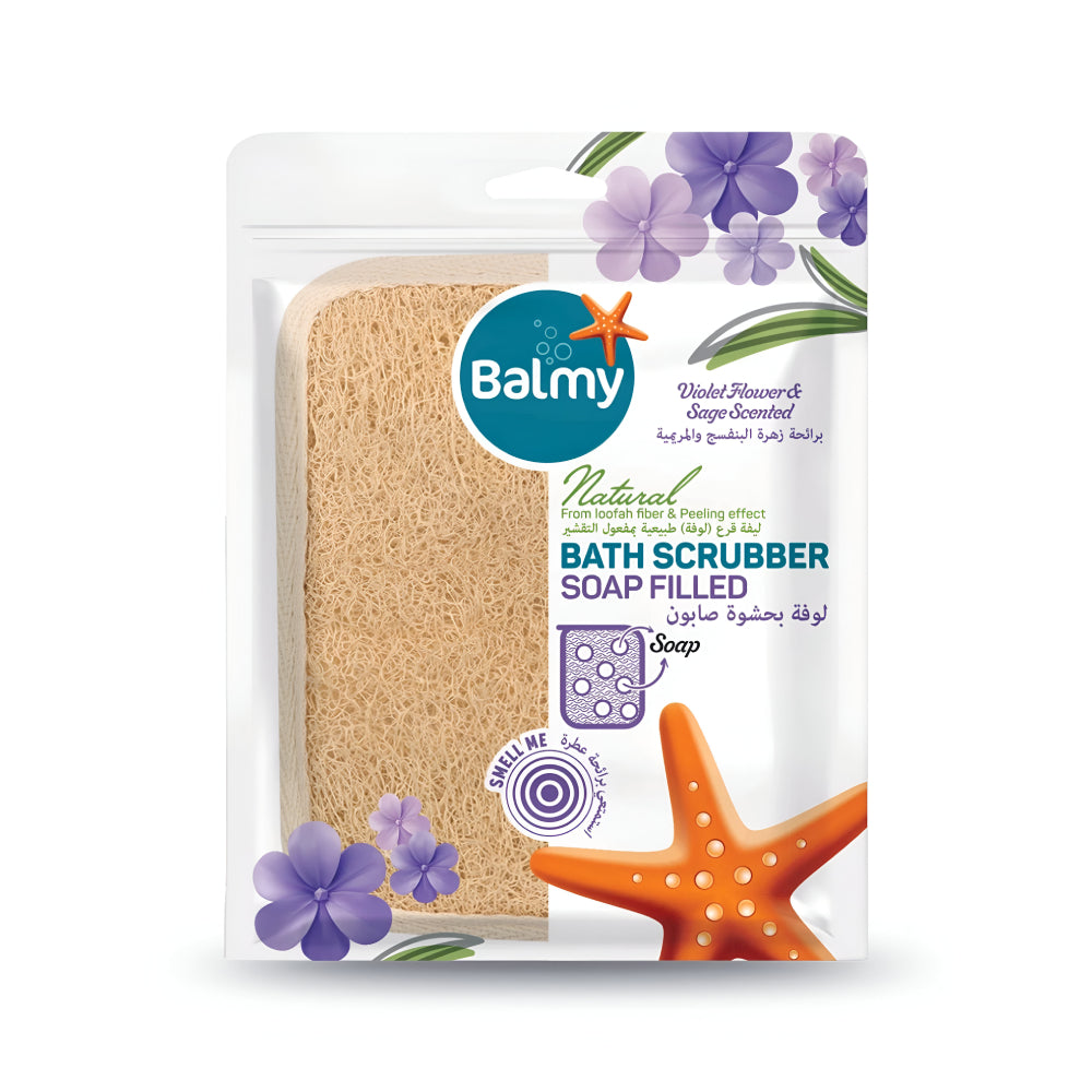 Balmy Body Lufa Natural Scrubber with Soap