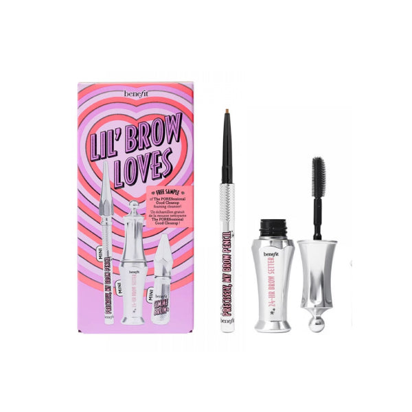 Benefit eyebrow pencil and gel lil brow loves 4 warm deep brown