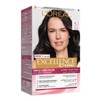Loreal Loreal Hair Color Cream Excellence Triple Care 4.1 Profound Brown