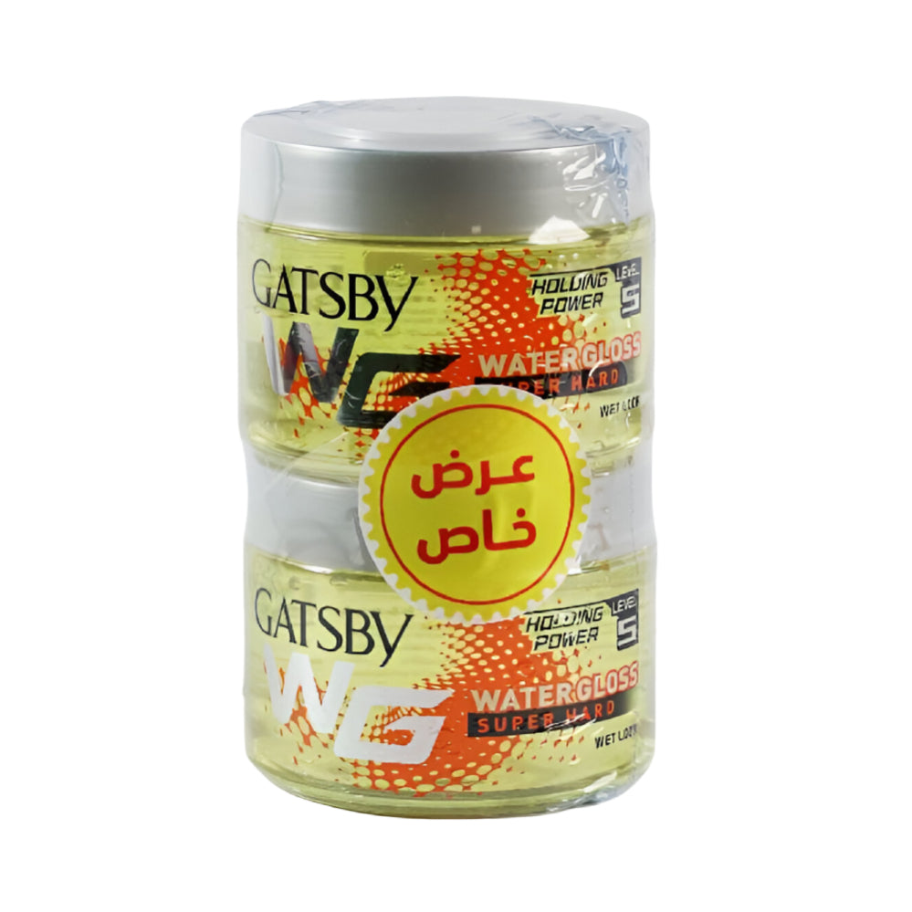 Gatsby hair gel 150g water gloss super hard yellow 1+1 30% off