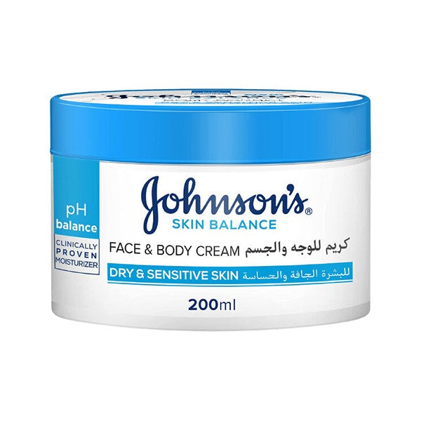 Johnson's Cream 200ml Skin Balance For Dry And Sensitive Skin