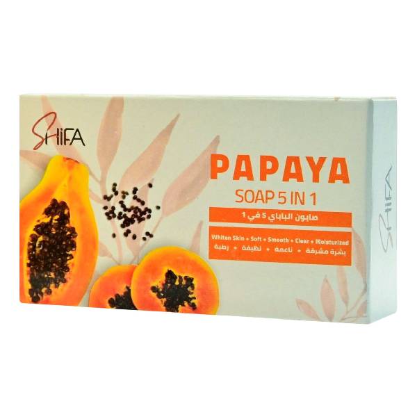 Shifa Bar Soap 135g Papaya 5 In 1