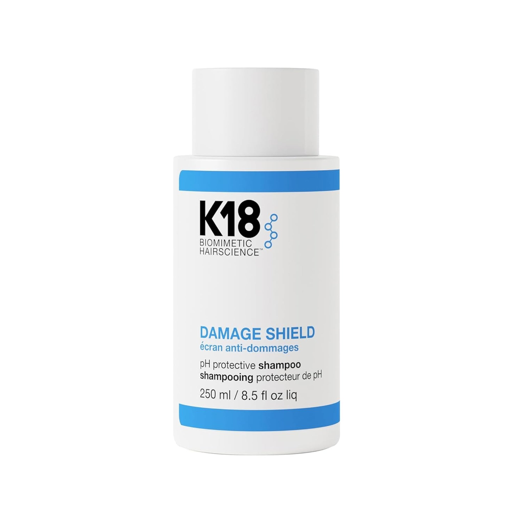 K18 Damage Shield pH Protective Shampoo – Sulfate-Free Hair Repair 250ml