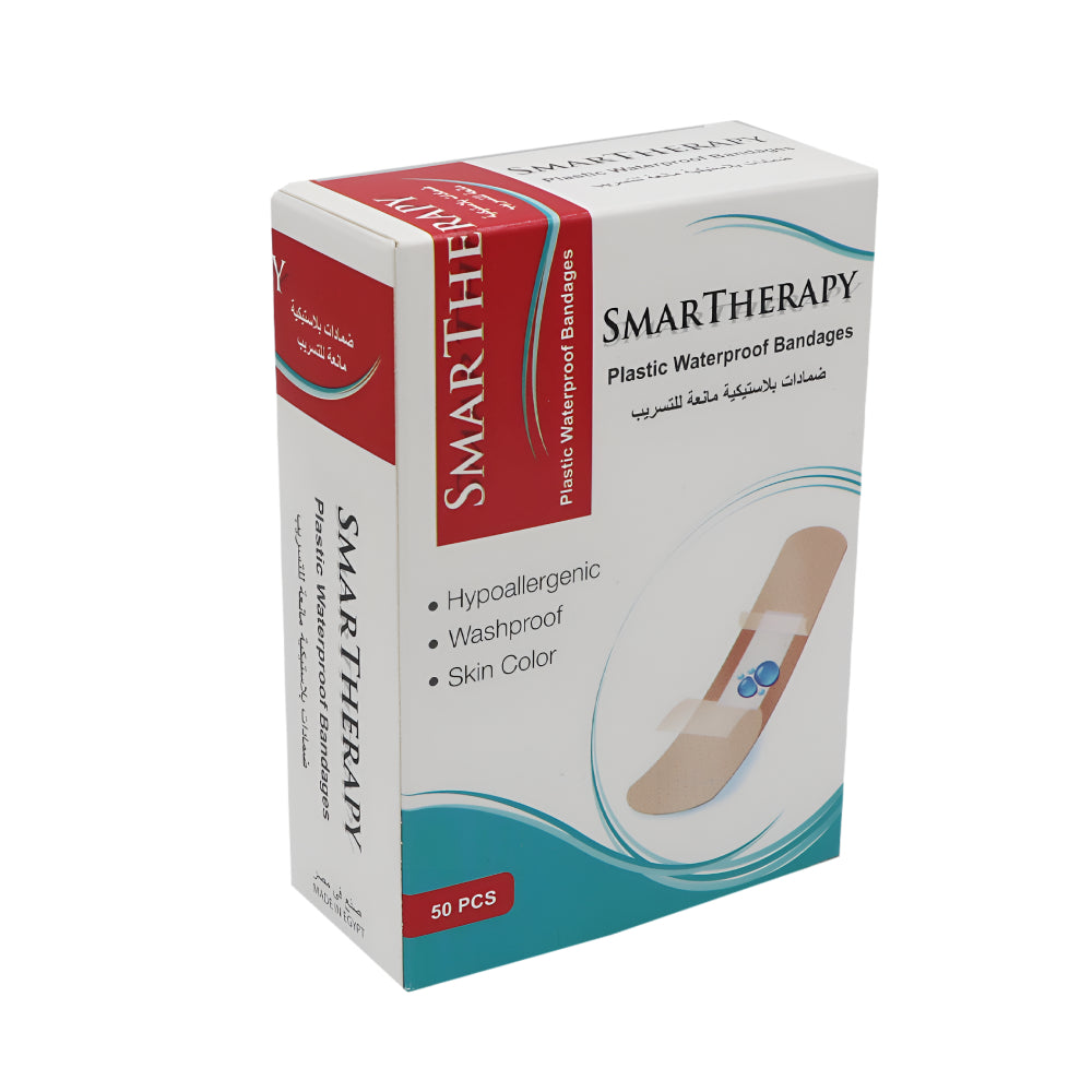 SMART THERAPY Bandages 50patches Leak-Proof Plastic