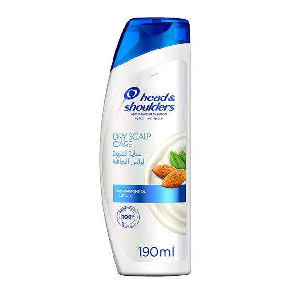 Head & shoulder hair shampoo 190ml anti dandruff dry scalp care