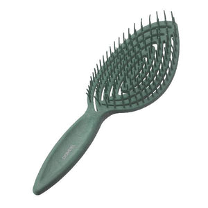 Dompel Hair Brush Natural With Bamboo
 Scent Green