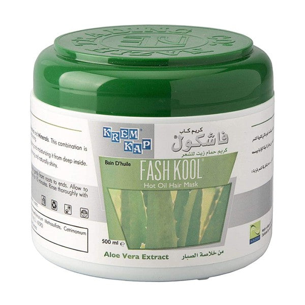 Fash kool hair hot oil 500ml with aloe vera