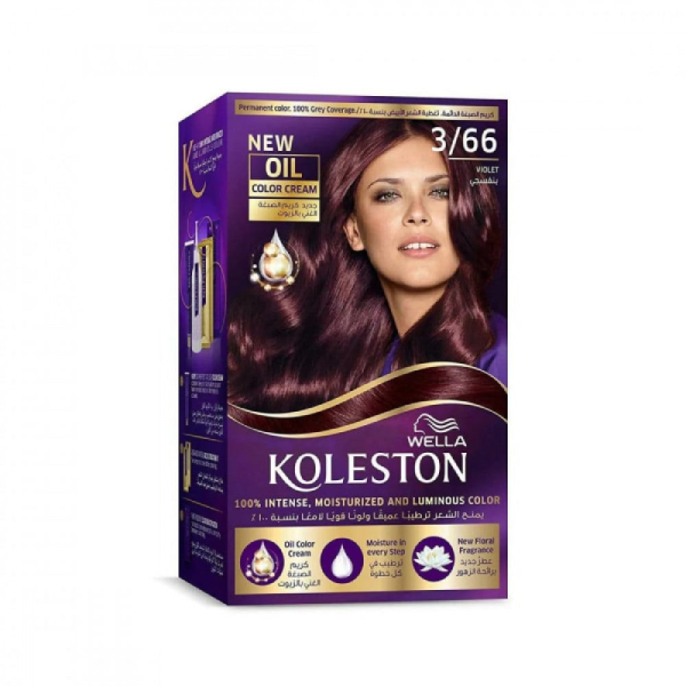 Koleston hair color kit 50ml 3/66 violet
