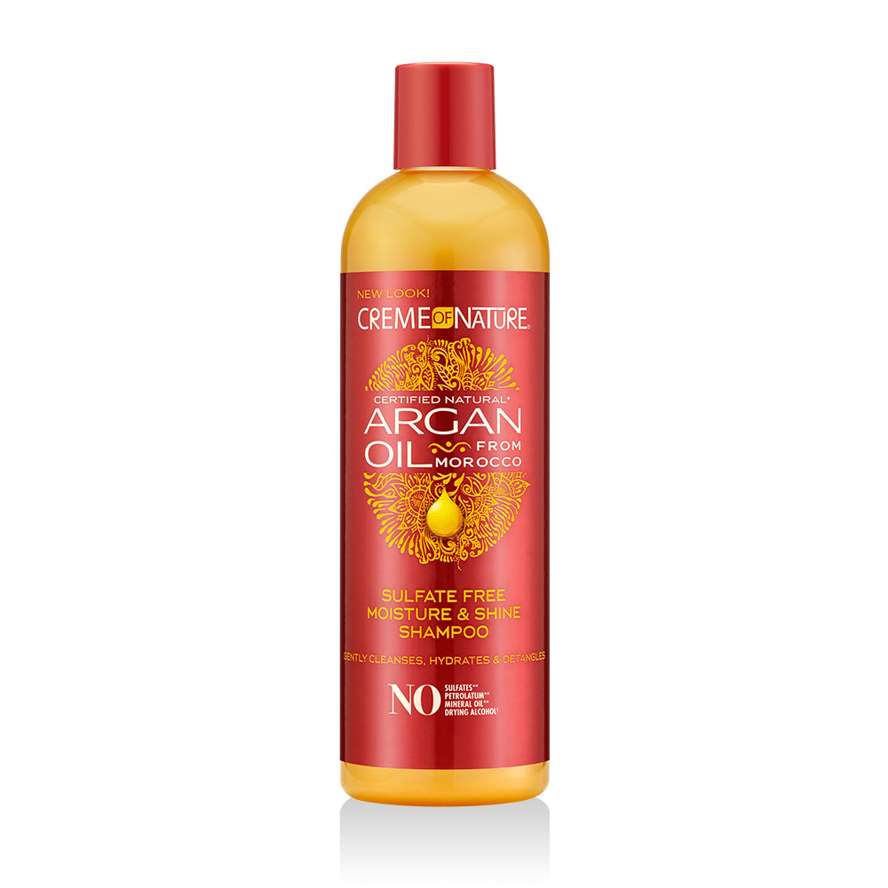 Creme of nature hair shampoo 354ml argan oil sulfate free moisture & shine