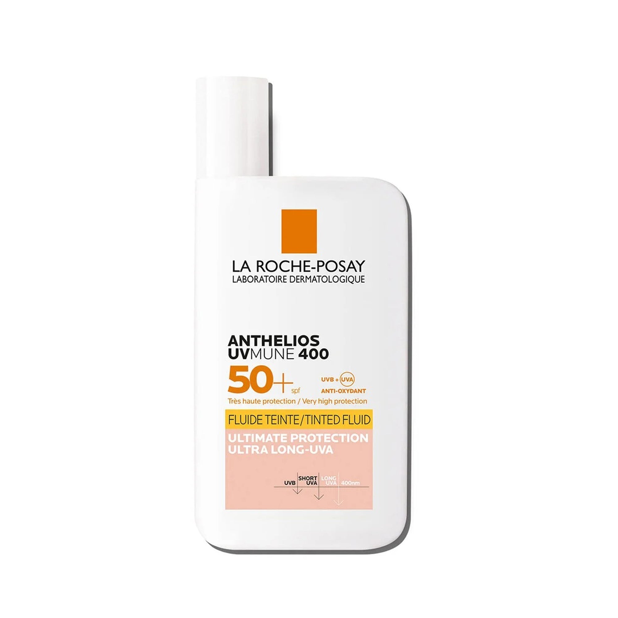 لا روش بوزيه واقي شمسي سائل 50 مل أنثيليوس SPF 50 + UVI مينيرال 400 سائل ملون