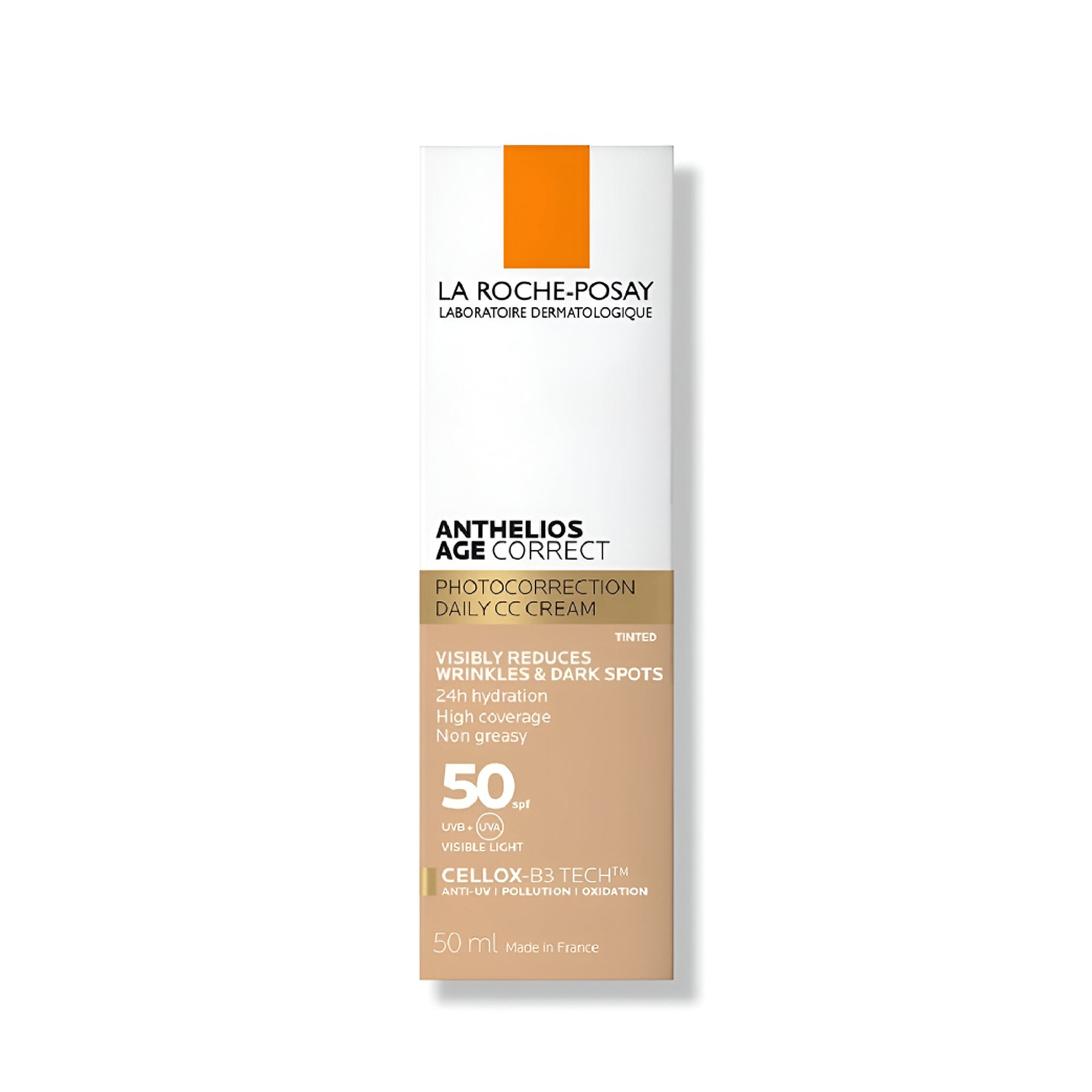 كريم واقي من الشمس لا روش بوزيه 50 مل أنثيليوس إيج كوريكت