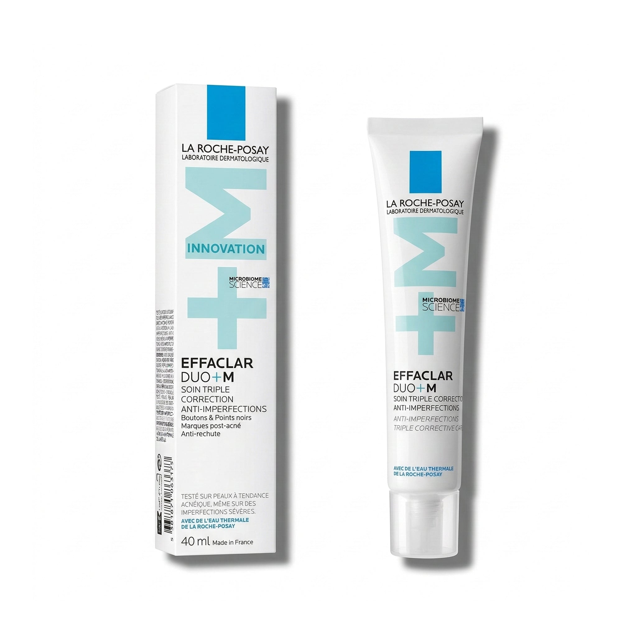 لا روش بوزيه إيفاكلار ديو AM جل مطفي مع عامل حماية من الشمس – للتحكم في الدهون 40 مل