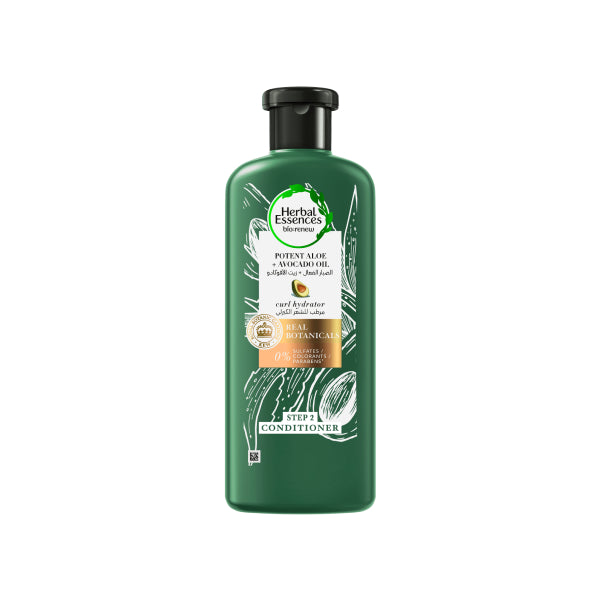 Herbal essences hair conditioner 400ml bio renew aloe vera & avocado oil for curly hair