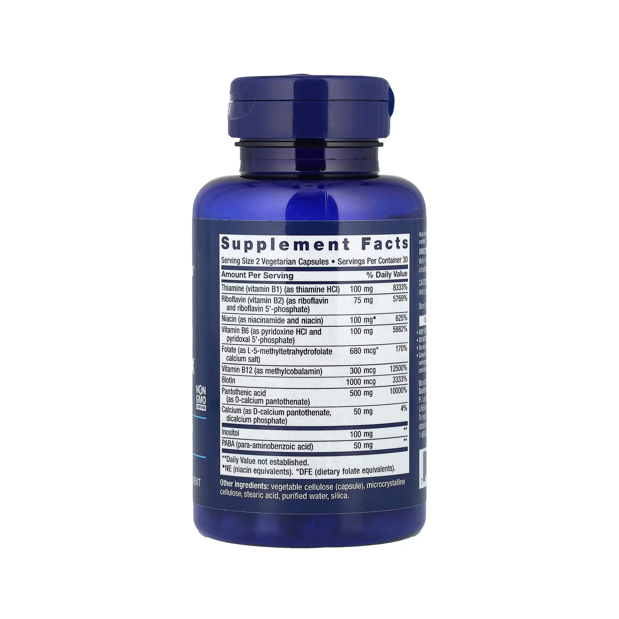 Life Extension BioActive Complete B-Complex - 60 Vegetarian Capsules