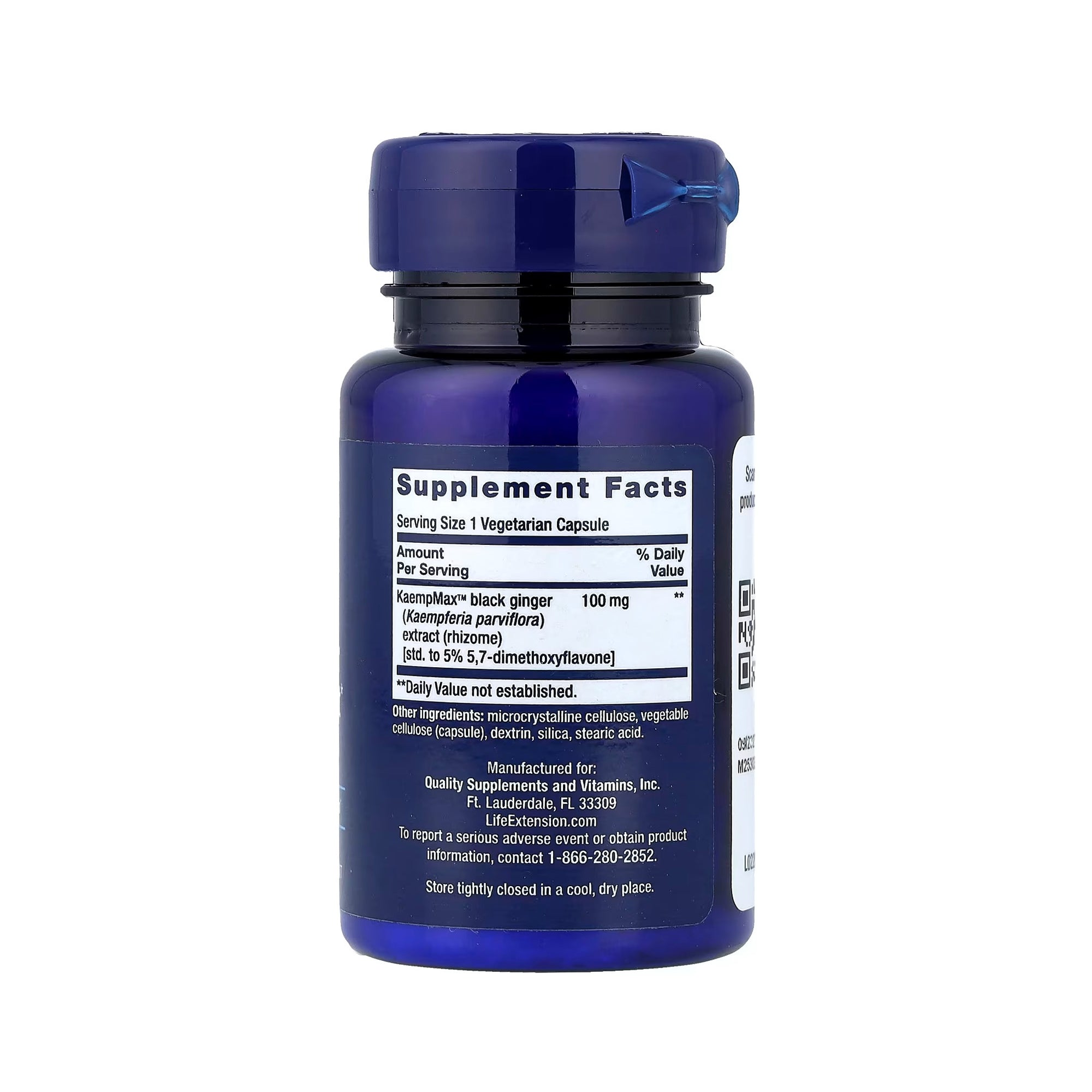 Life Extension Men's Health Male Vascular Sexual Support - 30 Vegetarian Capsules