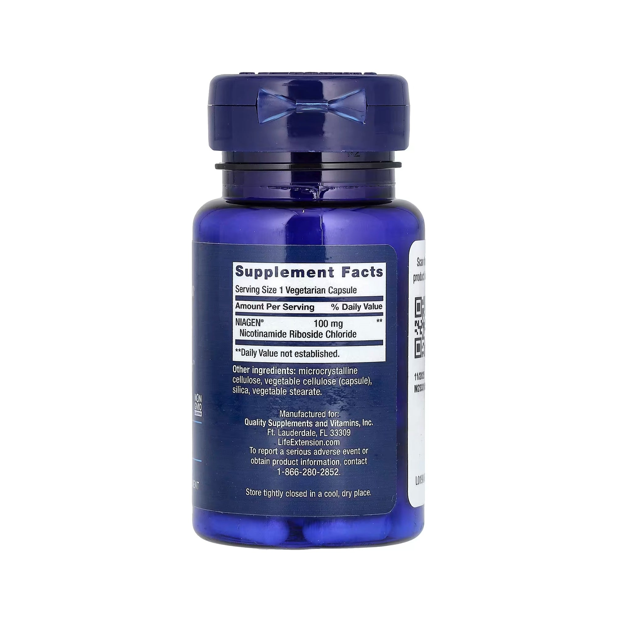 Life Extension NAD+ Cell Regenerator 100 mg - 30 Vegetarian Capsules