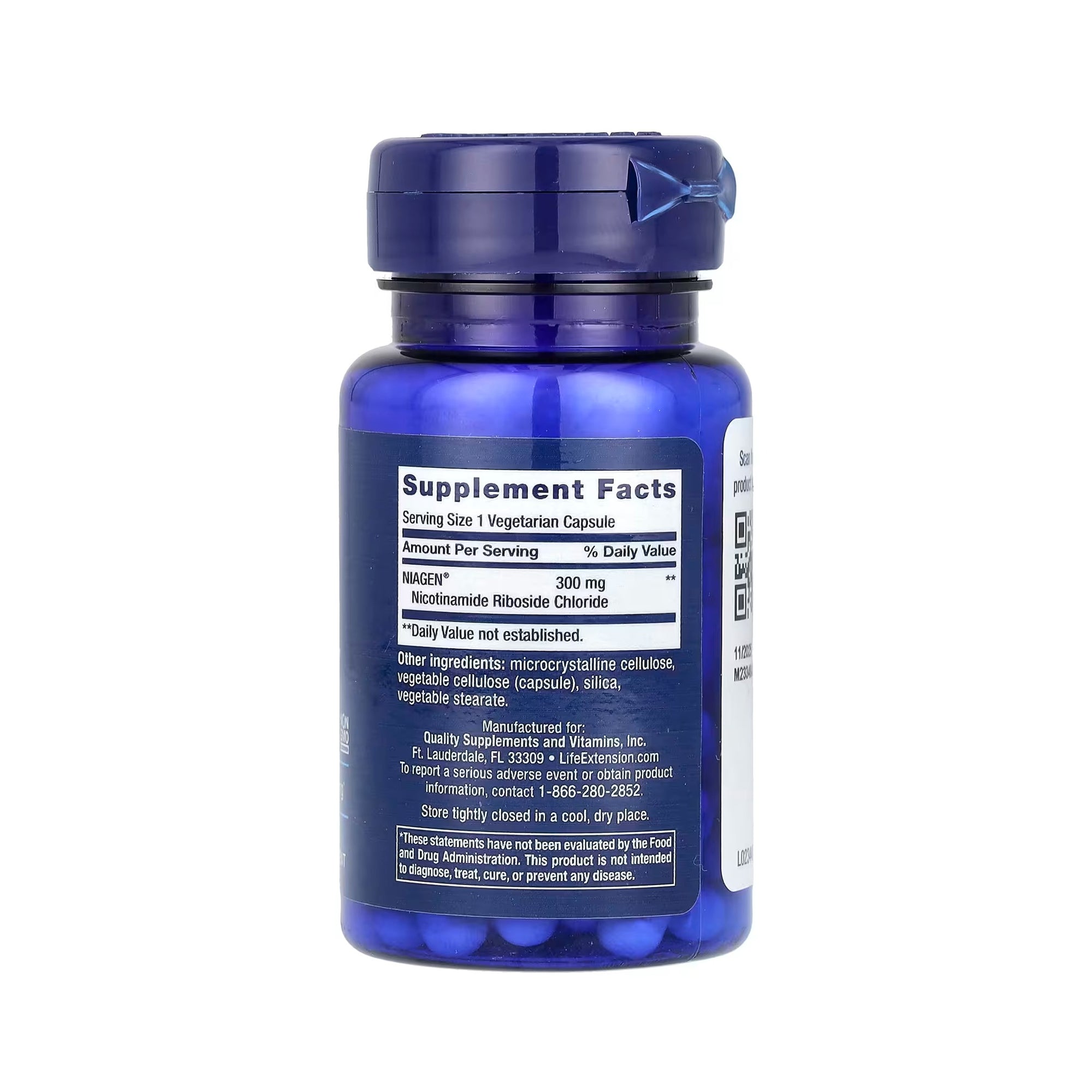 Life Extension NAD+ Cell Regenerator 300 mg - 30 Vegetarian Capsules