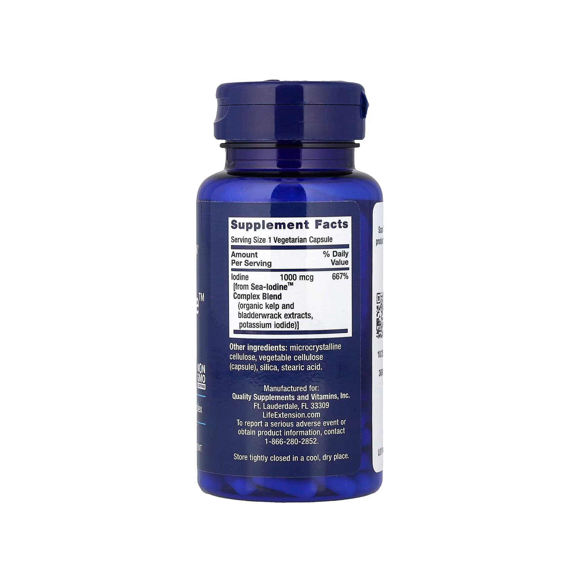 Life Extension Sea-Iodine 1000 mcg - 60 كبسولة نباتية