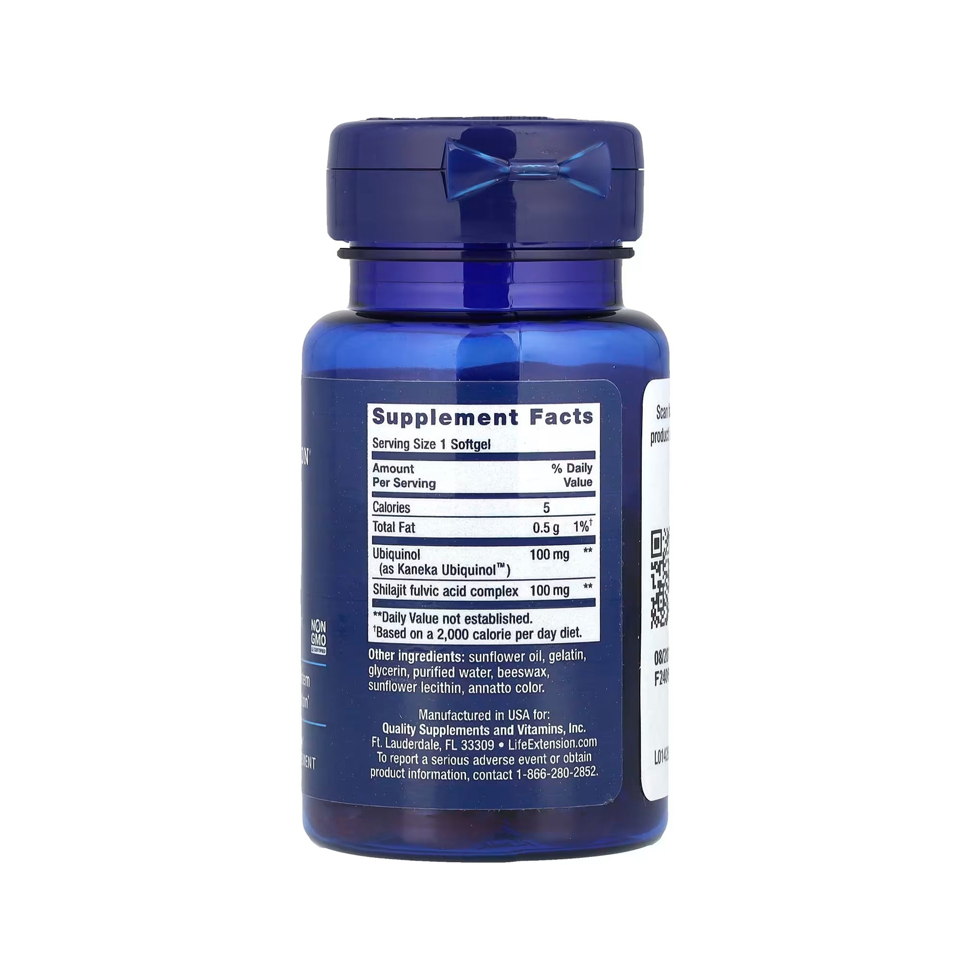 Life Extension Super Ubiquinol CoQ10 with Enhanced Mitochondrial Support 100 mg - 60 Softgels