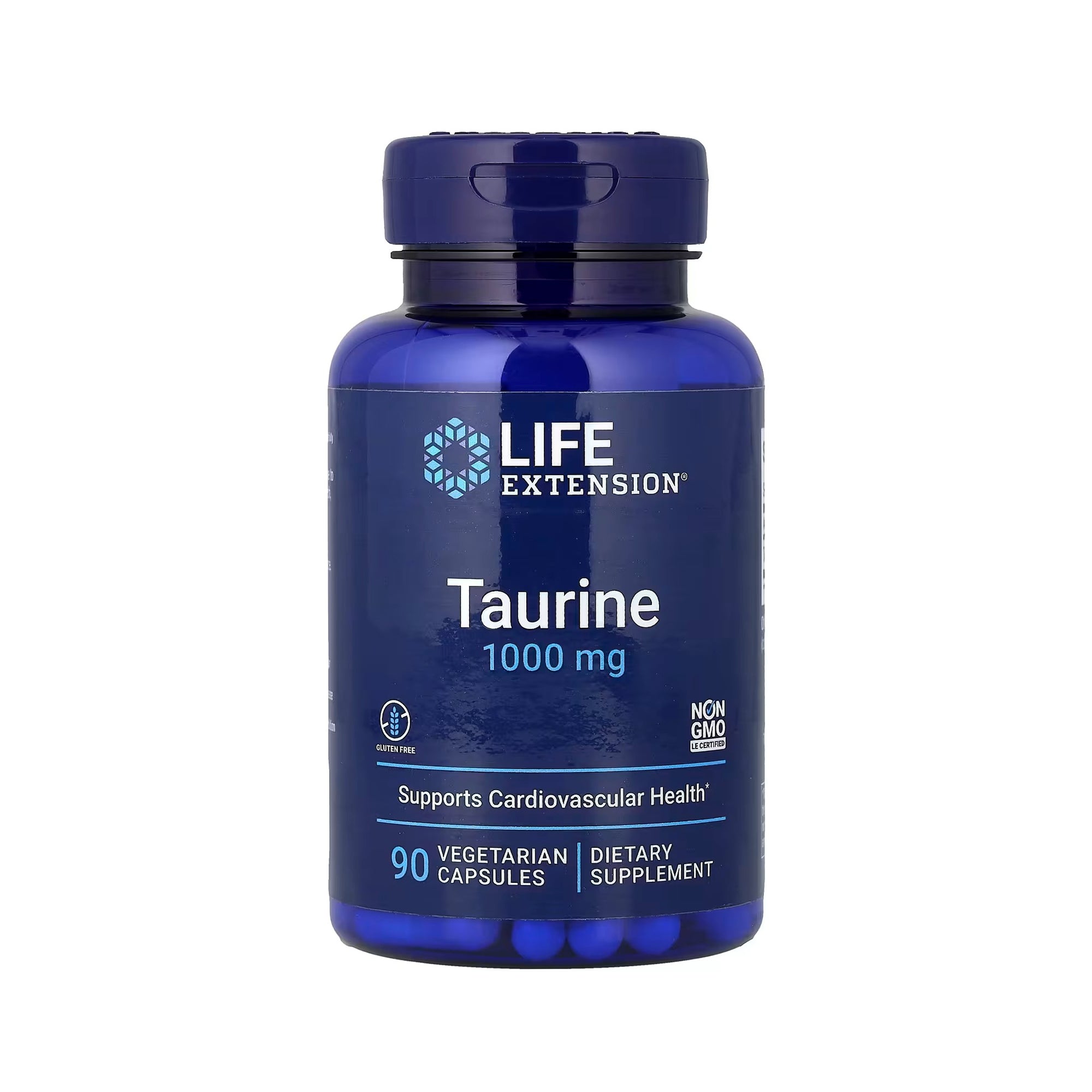 Life Extension Taurine 1000 mg - 90 Vegetarian Capsules