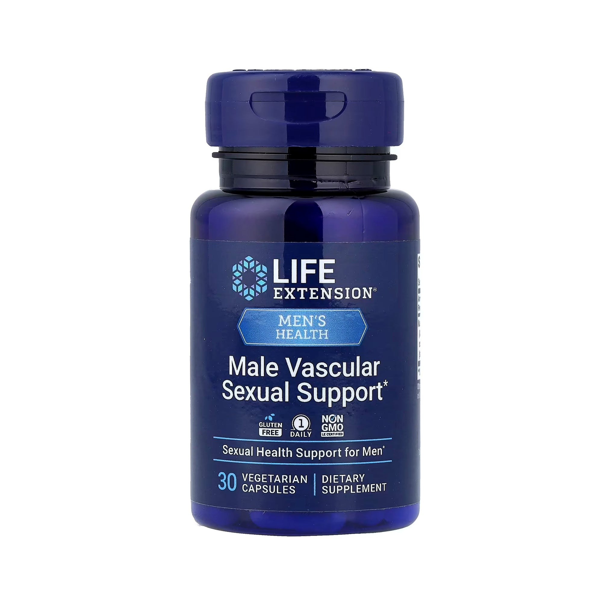 Life Extension Men's Health Male Vascular Sexual Support - 30 Vegetarian Capsules