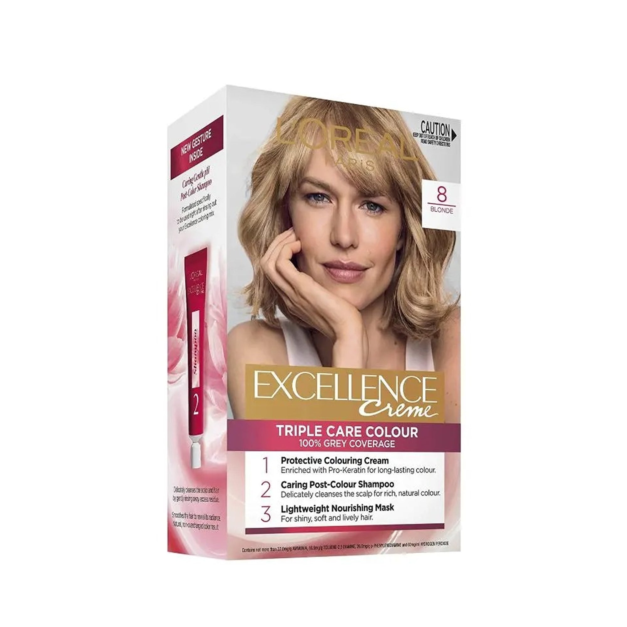 L'Oreal Excellence Triple Care Hair Color Cream – Cool Pearl Blonde