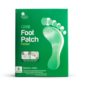جوهر الطبيعة للعناية بالقدمين 6 قطع لاصقة علاجية للقدمين فورست