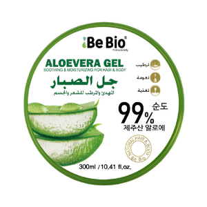 Be Bio Aloe Vera Gel 300ml 99% Soothing & Moisturizing For Hair & Body