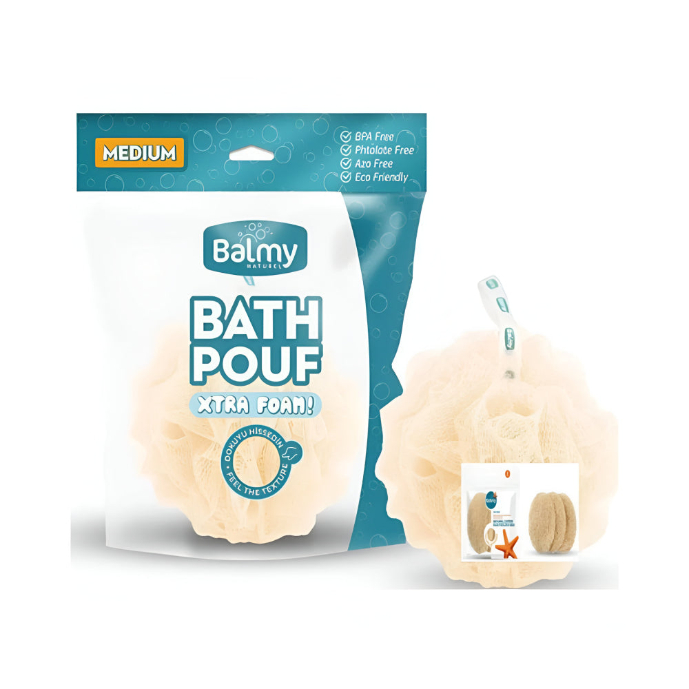 Balmy body lufa pouf medium