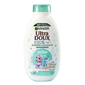 Garnier Baby Hair Shampoo 400ml Ultra Doux 2 In 1 With Rice Cream And Oat Milk